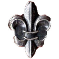 Silver Fleur De Lis